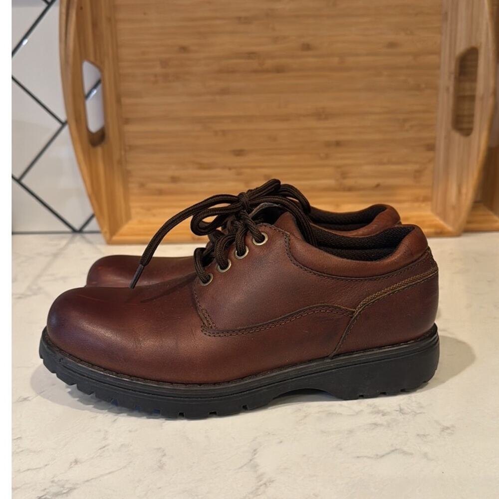 G.H. Bass Kebler leather slip resistant chunky shoes size 7.5 work casual street